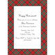 Red Plaid Invites Image 4 of 4